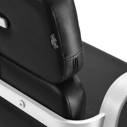 Biało-czarny fotel fryzjerski Studio Line