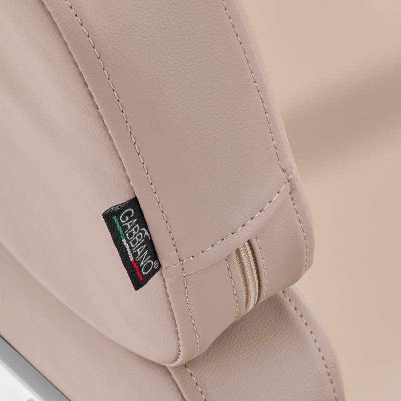 Gabbiano fotel fryzjerski Porto biało Beżowy