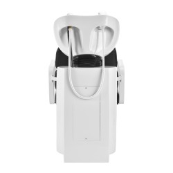 Biało-czarna myjnia fryzjerska Havana