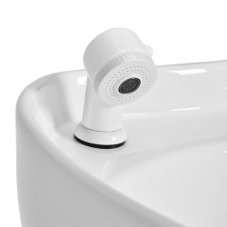 White Havana salon shampoo basin