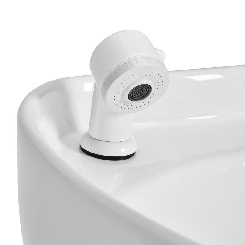 White Havana salon shampoo basin