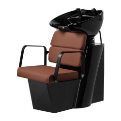 Czarno-czekoladowa myjnia fryzjerska Studio Line