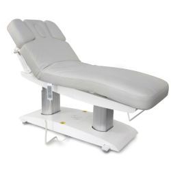 Łóżko kosmetyczne LUNA H PLUS PURE z podgrzewaniem - Jasnoszary -Strona główna- 
