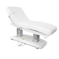 Łóżko kosmetyczne LUNA H PLUS PURE z podgrzewaniem - Biały -Strona główna- 