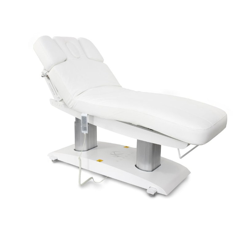 Łóżko kosmetyczne LUNA H PLUS PURE z podgrzewaniem - Biały -Strona główna- 