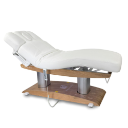 Łóżko kosmetyczne LUNA H PLUS z podgrzewaniem - Biały -Strona główna- 