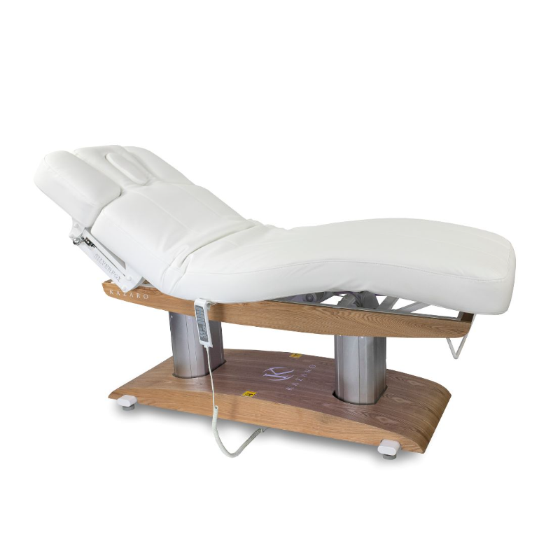 Łóżko kosmetyczne LUNA H PLUS z podgrzewaniem - Biały -Strona główna- 