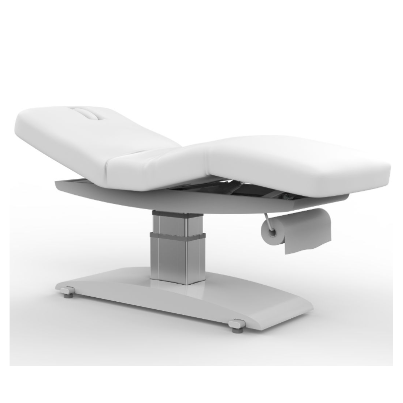 Łóżko kosmetyczne LUNA T PLUS PURE z podgrzewaniem - Biały -Strona główna- 