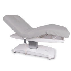 Łóżko kosmetyczne LUNA T PLUS PURE z podgrzewaniem - Jasnoszary -Strona główna- 