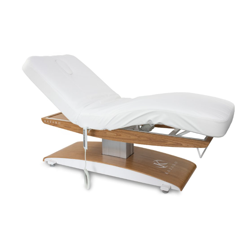 Łóżko kosmetyczne LUNA T PLUS z podgrzewaniem - Biały -Strona główna- 