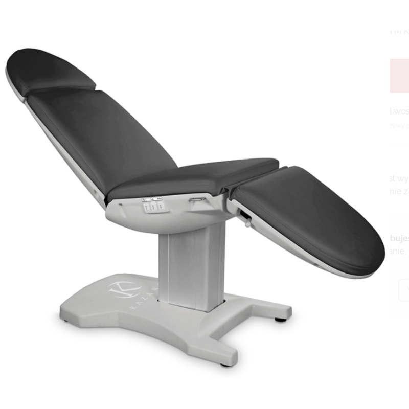 Fotel do makijażu permanentnego PERFECT LINE - Grafit -Strona główna- 