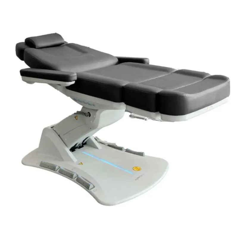 Fotel Kosmetyczny Elektryczny Aspromus 2403 Z Podgrzewaniem - grafitowy -Fotele kosmetyczne elektryczne- 