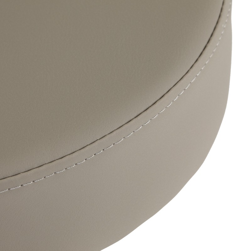 Szarobeżowy taboret fryzjerski Studio Line