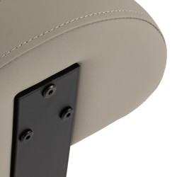 Szarobeżowy taboret fryzjerski D026