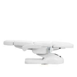 Biały elektryczny fotel kosmetologiczny do pedicure Zaffiro