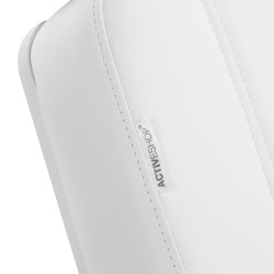 Biały elektryczny fotel do zabiegów kosmetycznych