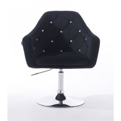 Fotel BLINK HR  Czarny Welur