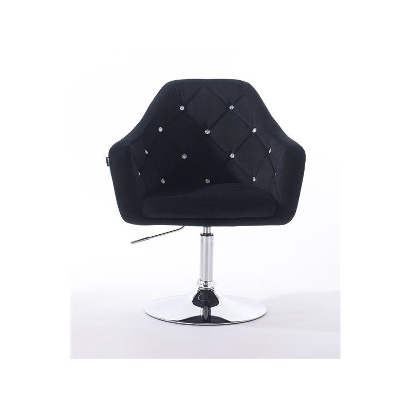 Fotel BLINK HR  Czarny Welur