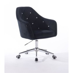 Fotel BLINK HR Ck Czarny Welur