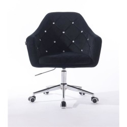 Fotel BLINK HR Ck Czarny Welur