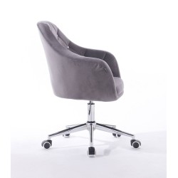 Fotel BLINK HR Ck Grafitowy Welur