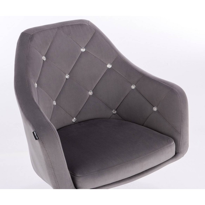 Fotel BLINK HR Ck Grafitowy Welur