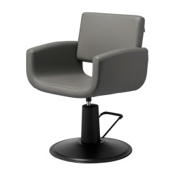 Gabbiano fotel fryzjerski Mataro Szary czarna podstawa