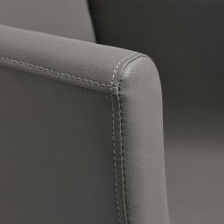 Gabbiano fotel fryzjerski Mataro Szary czarna podstawa