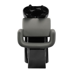 Gray salon shampoo basin chair