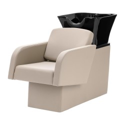 Gray-beige salon shampoo station