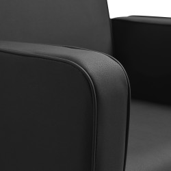 Black shampoo basin chair