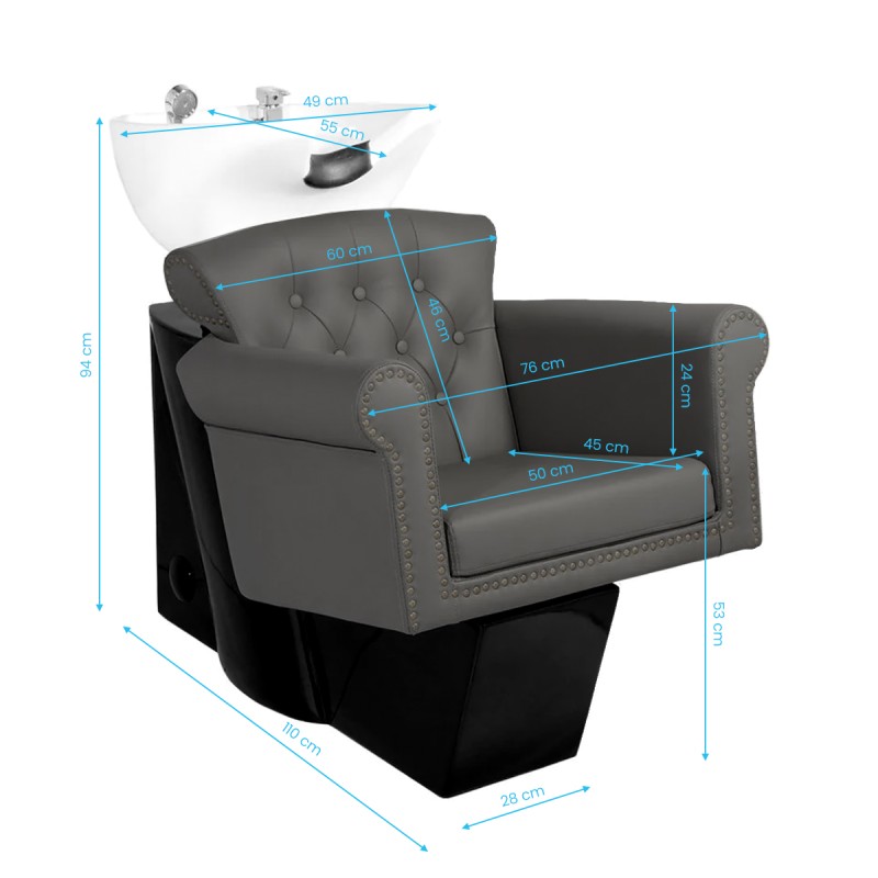 Gabbiano myjnia fryzjerska Berlin szara