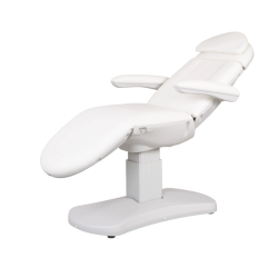 Fotel kosmetyczny AZUR  SMART biały 3 silniki -Fotele kosmetyczne elektryczne- 