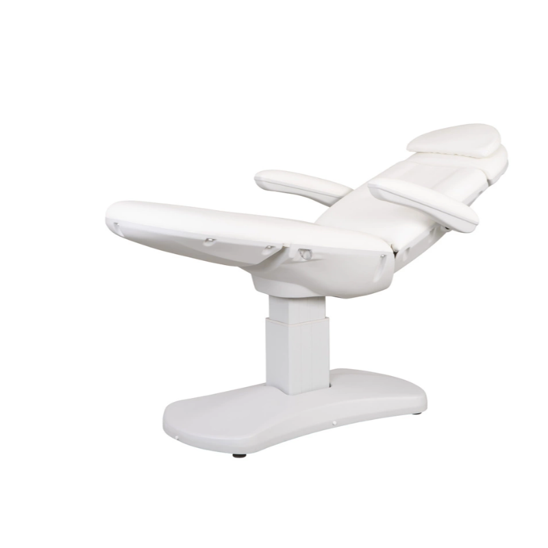 Fotel kosmetyczny AZUR  SMART biały 3 silniki -Fotele kosmetyczne elektryczne- 