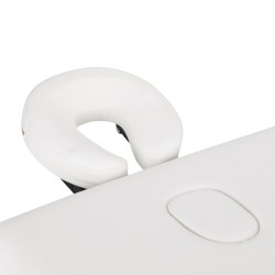 Stół składany do masażu drewniany Balance 2 segmentowy white