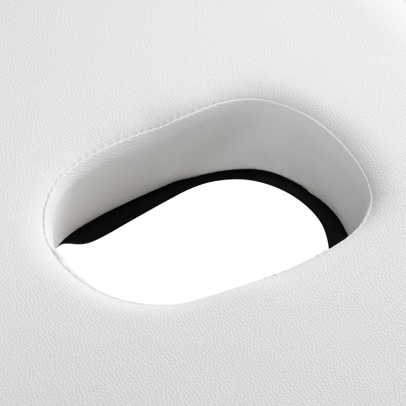 Stół składany do masażu drewniany Balance 2 segmentowy white