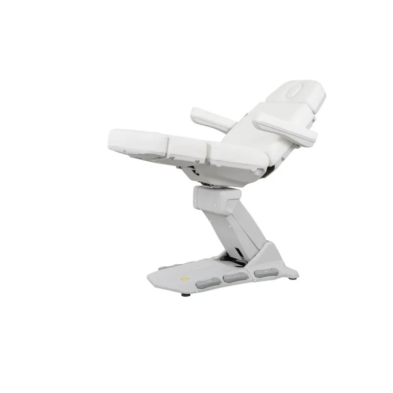 MAXI COZY+ biały – Luksusowy Elektryczny Fotel Kosmetyczny z Systemem Rotacji -Fotele kosmetyczne elektryczne- 