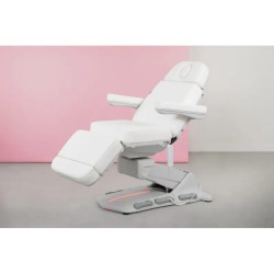 MAXI COZY+ biały – Luksusowy Elektryczny Fotel Kosmetyczny z Systemem Rotacji -Fotele kosmetyczne elektryczne- 