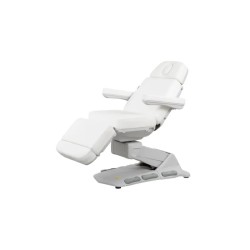 MAXI COZY+ biały – Luksusowy Elektryczny Fotel Kosmetyczny z Systemem Rotacji -Fotele kosmetyczne elektryczne- 