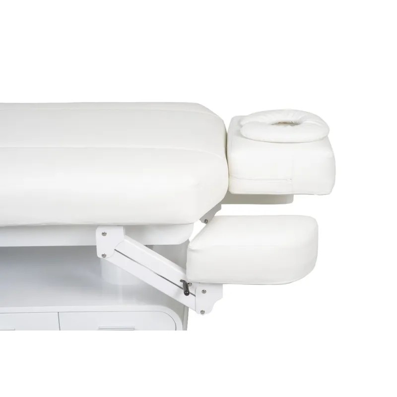 Leżanka kosmetyczna POST z podgrzewaniem i szufladami Biała -Łóżka kosmetyczne- 