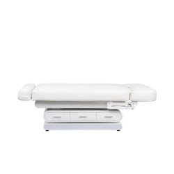 Leżanka kosmetyczna POST z podgrzewaniem i szufladami Biała -Łóżka kosmetyczne- 