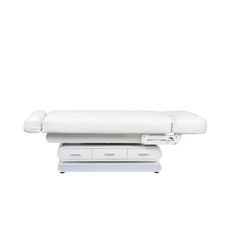 Leżanka kosmetyczna POST z podgrzewaniem i szufladami Biała -Łóżka kosmetyczne- 