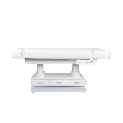 Leżanka kosmetyczna POST z podgrzewaniem i szufladami Biała -Łóżka kosmetyczne- 