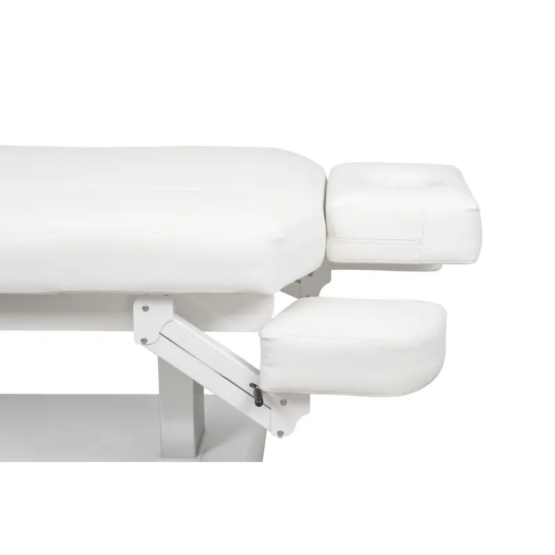 Luksusowa Leżanka Elektryczna SPA ATLANT biała z Podświetleniem i Systemem Grzewczym -Łóżka kosmetyczne- 