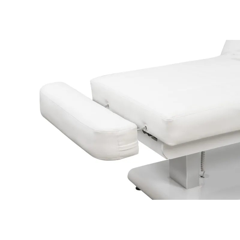 Luksusowa Leżanka Elektryczna SPA ATLANT biała z Podświetleniem i Systemem Grzewczym -Łóżka kosmetyczne- 