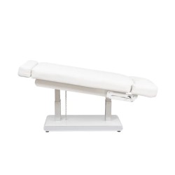 Luksusowa Leżanka Elektryczna SPA ATLANT biała z Podświetleniem i Systemem Grzewczym -Łóżka kosmetyczne- 