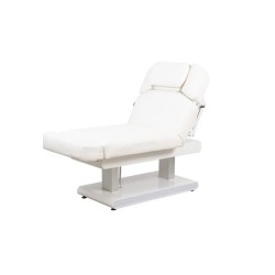 Luksusowa Leżanka Elektryczna SPA ATLANT biała z Podświetleniem i Systemem Grzewczym -Łóżka kosmetyczne- 