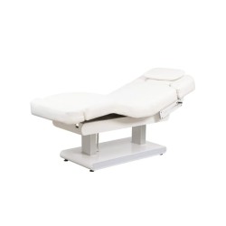 Luksusowa Leżanka Elektryczna SPA ATLANT biała z Podświetleniem i Systemem Grzewczym -Łóżka kosmetyczne-