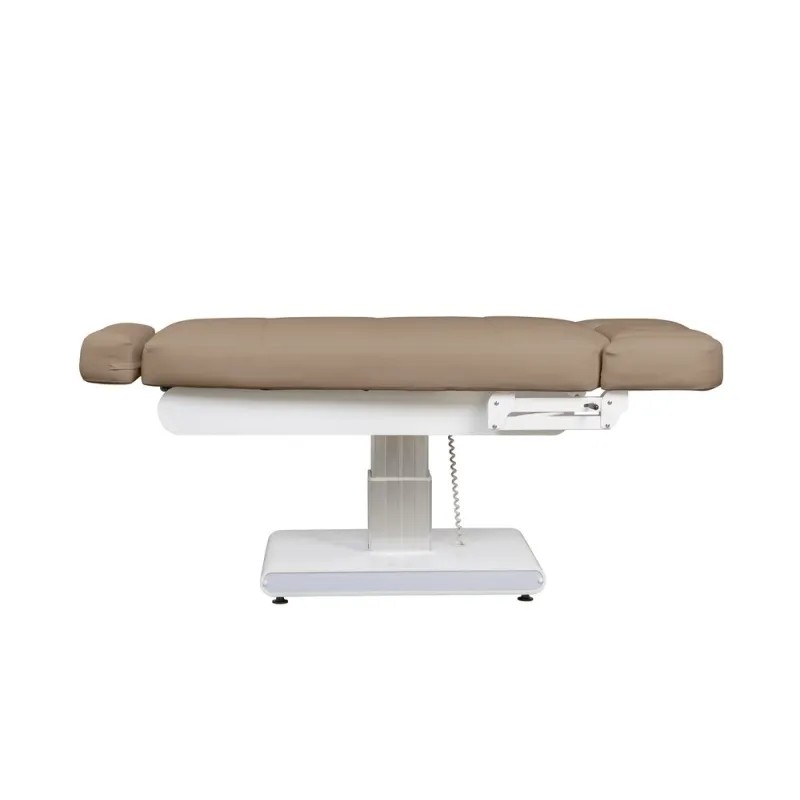 Fotel SPA LEUS Ekskluzywna Leżanka 3-Silnikowa z Grzaniem Beżowe -Strona główna- 