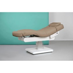 Fotel SPA LEUS Ekskluzywna Leżanka 3-Silnikowa z Grzaniem Beżowe -Strona główna- 